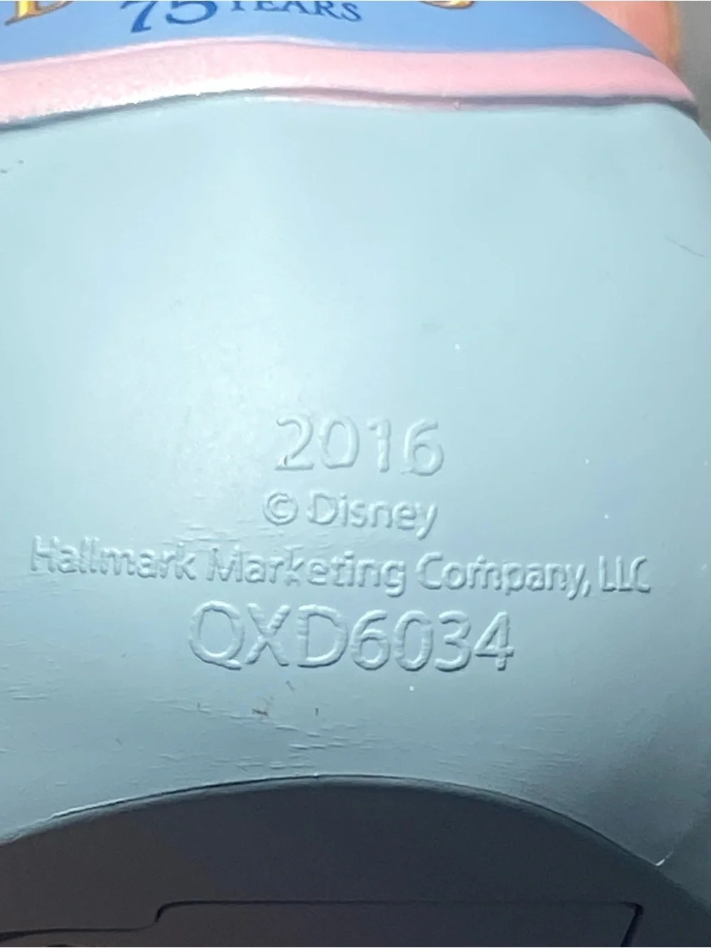 2014 Disney Hallmark Christmas Ornament Baby Mine Dumbo Magic Sound